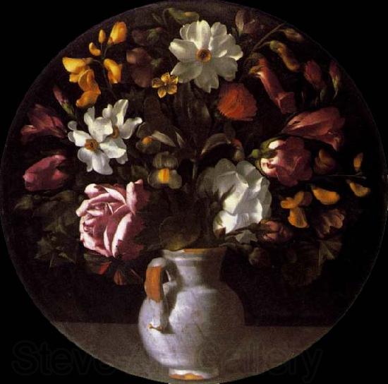 Juan de Flandes Vase of Flowers Norge oil painting art